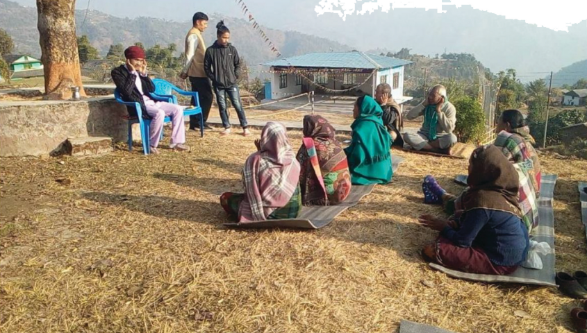 Community program in a rural village